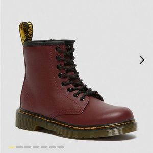 Dr. Martens Softy T Cherry Red Boots Like New